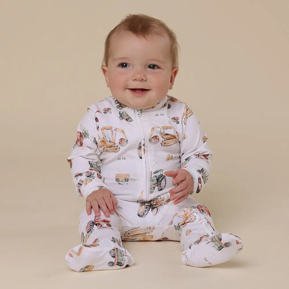 Baby Boy Sleeper Footie