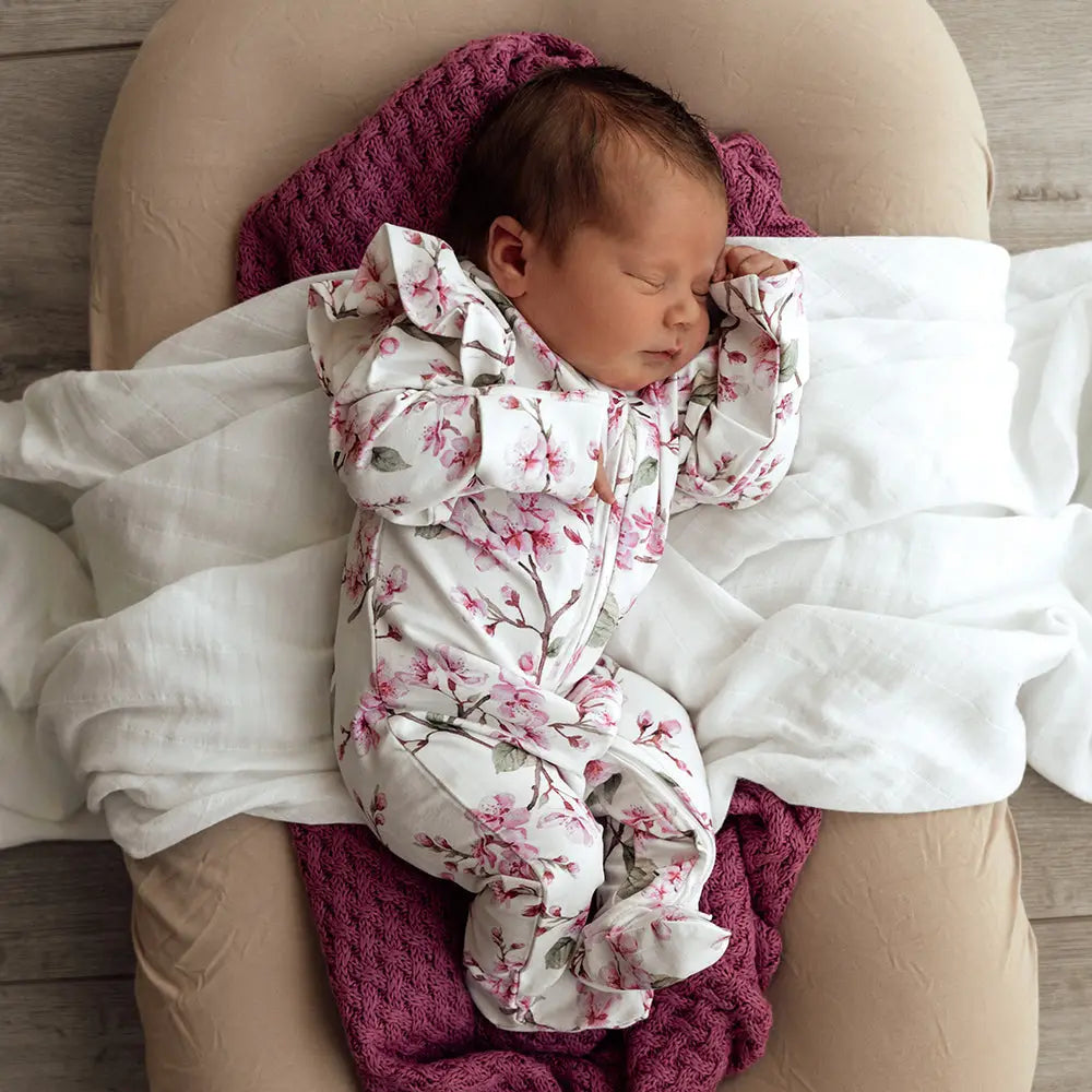 Baby Girl Sleeper Footie