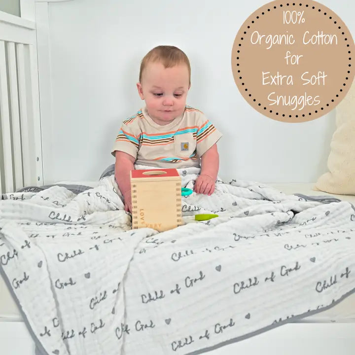 Baby Blanket "Child of God" Print