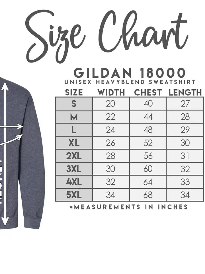 Merry Yarn Christmas Embroidered Crew Sweatshirt