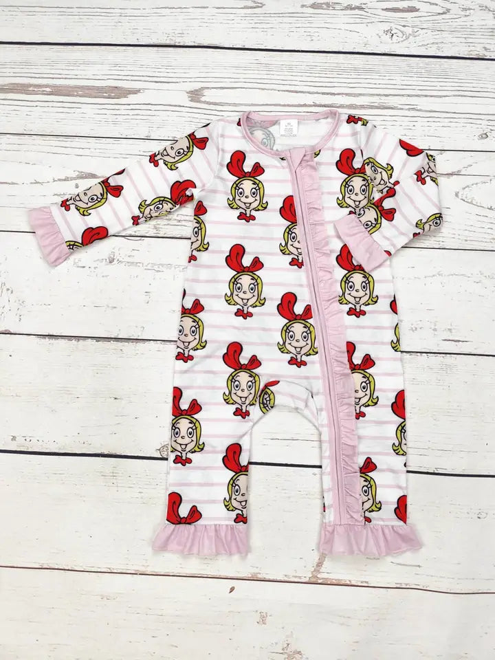 Cindy Lou Who Christmas Zip Sleeper