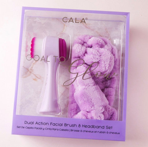 Dual Action Facial Brush & Headband Se