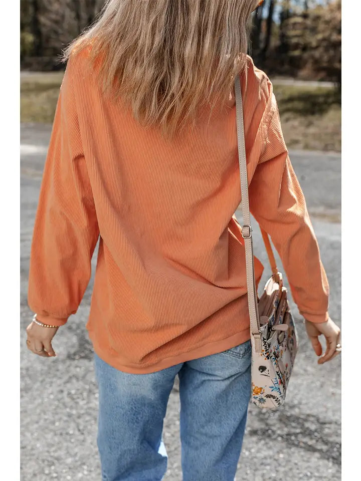 Spooky Graphic Twisted Sweater