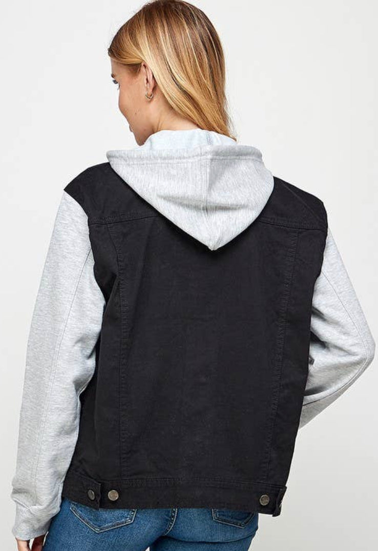 Women’s Denim Hoodie Jacket