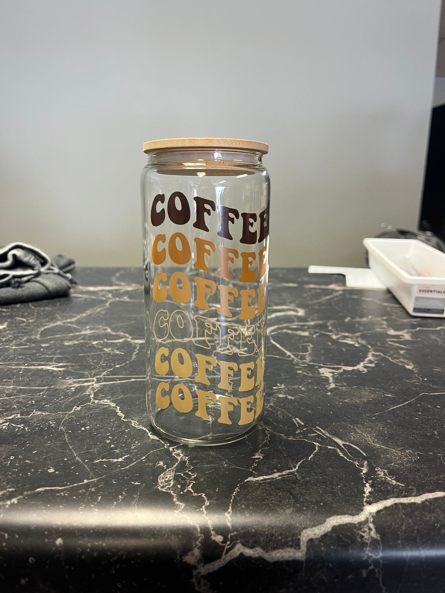 Glass Cold Coffee Tumbler