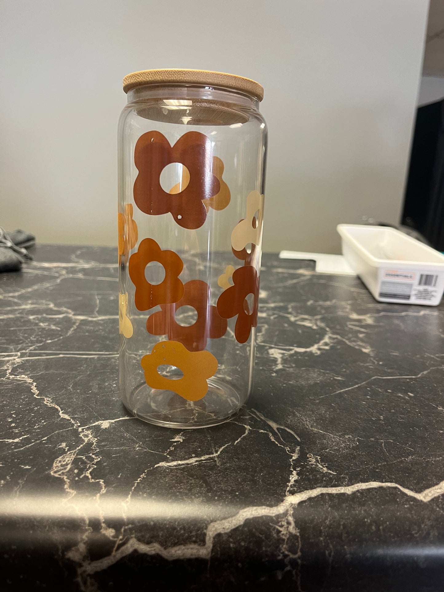 Glass Cold Coffee Tumbler