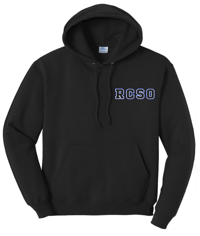 RCSO Flag on Back Port & Company Core Fleece Hoodie