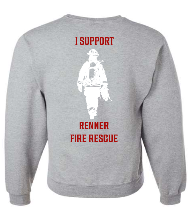 Renner Fire Jerzees Crewneck Sweatshirt