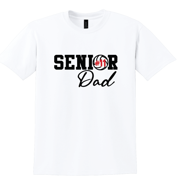 Senior Volleyball Mom/Dad Shirts