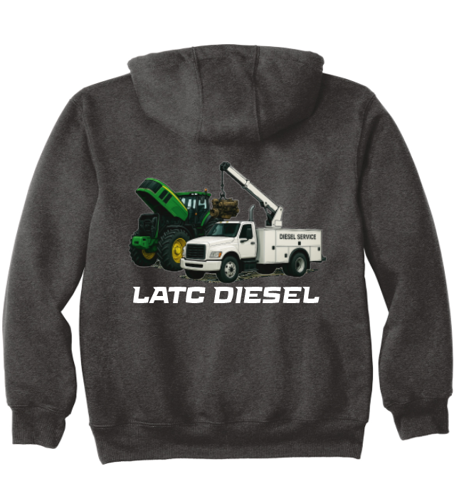 Carhartt® Rain Defender® Paxton Heavyweight Hooded Zip Mock Sweatshirt