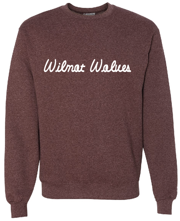Champion Unisex Powerblend® Crewneck Sweatshirt Heather Maroon - S600