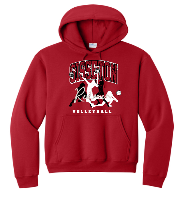 Port & Co Core Fleece Hoodie RED Youth & Adult