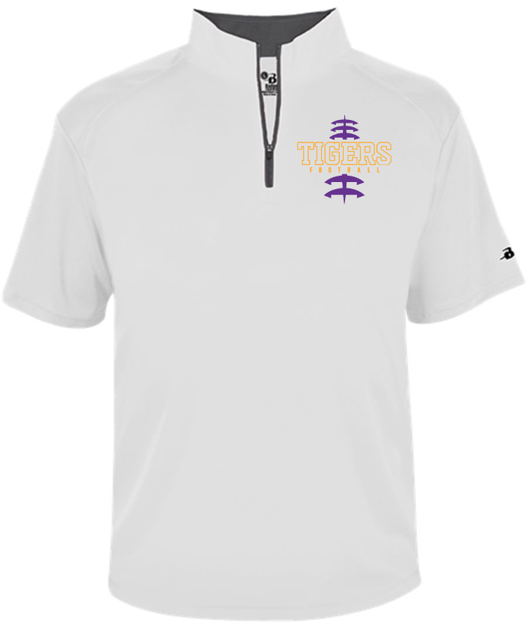 EMBROIDERED Badger Men's B-Core Short Sleeve Quarter-Zip - 4199