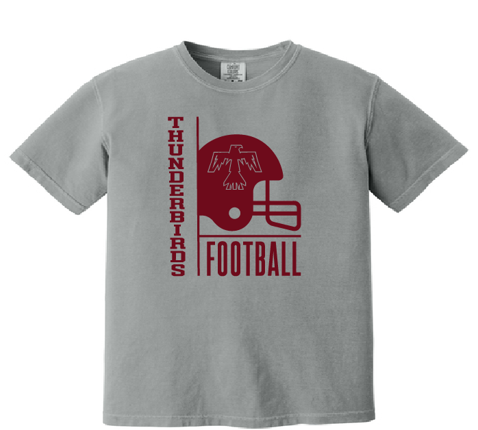 Comfort Colors® Heavyweight Ring Spun Tee Football Youth & Adult