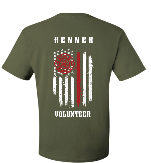 Renner Fire Jerzees Dri Power Tee