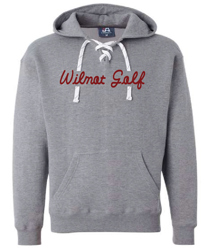 Embroidered Titleist J. America Men's Sport Lace Hooded Sweatshirt - 8830