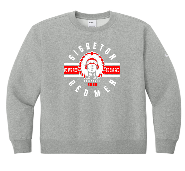 Nike Club Fleece Sleeve Swoosh Crew