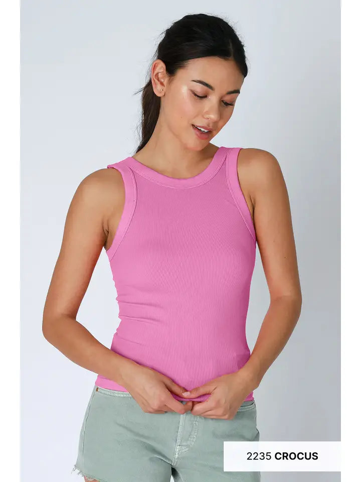 Reversible Ribbed Tank Top