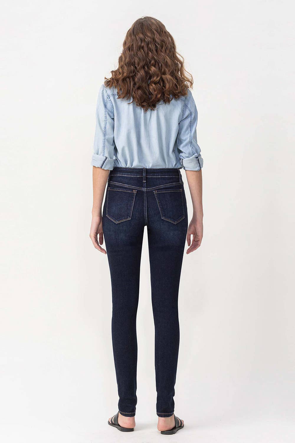 VERVET - HIGH RISE SKINNY -LUSTROUS