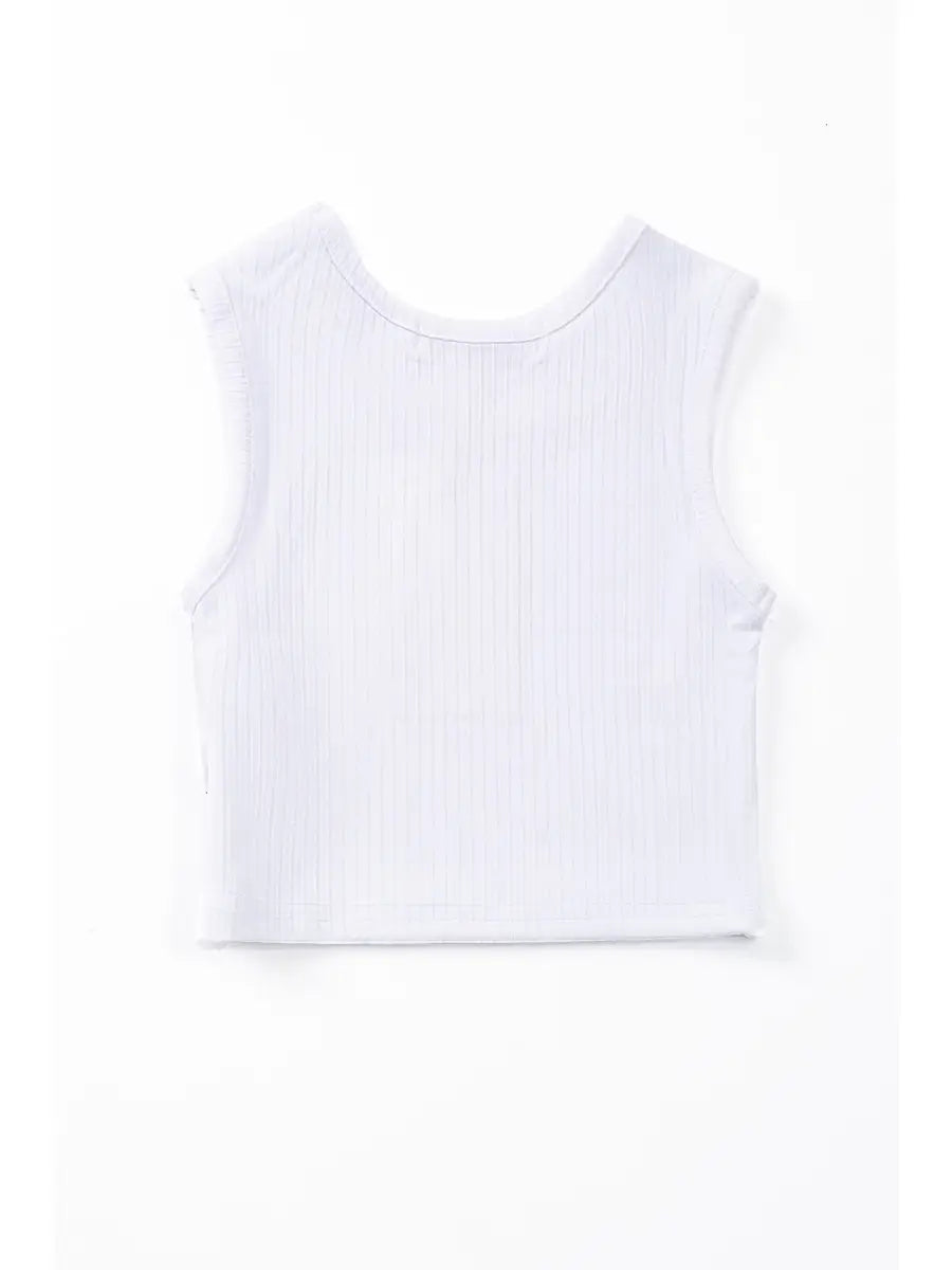 Children Cotton Pit Tank Top Kids Sleeveless Bike Jersey