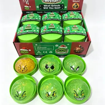 Christmas Grinch Squishy Toy