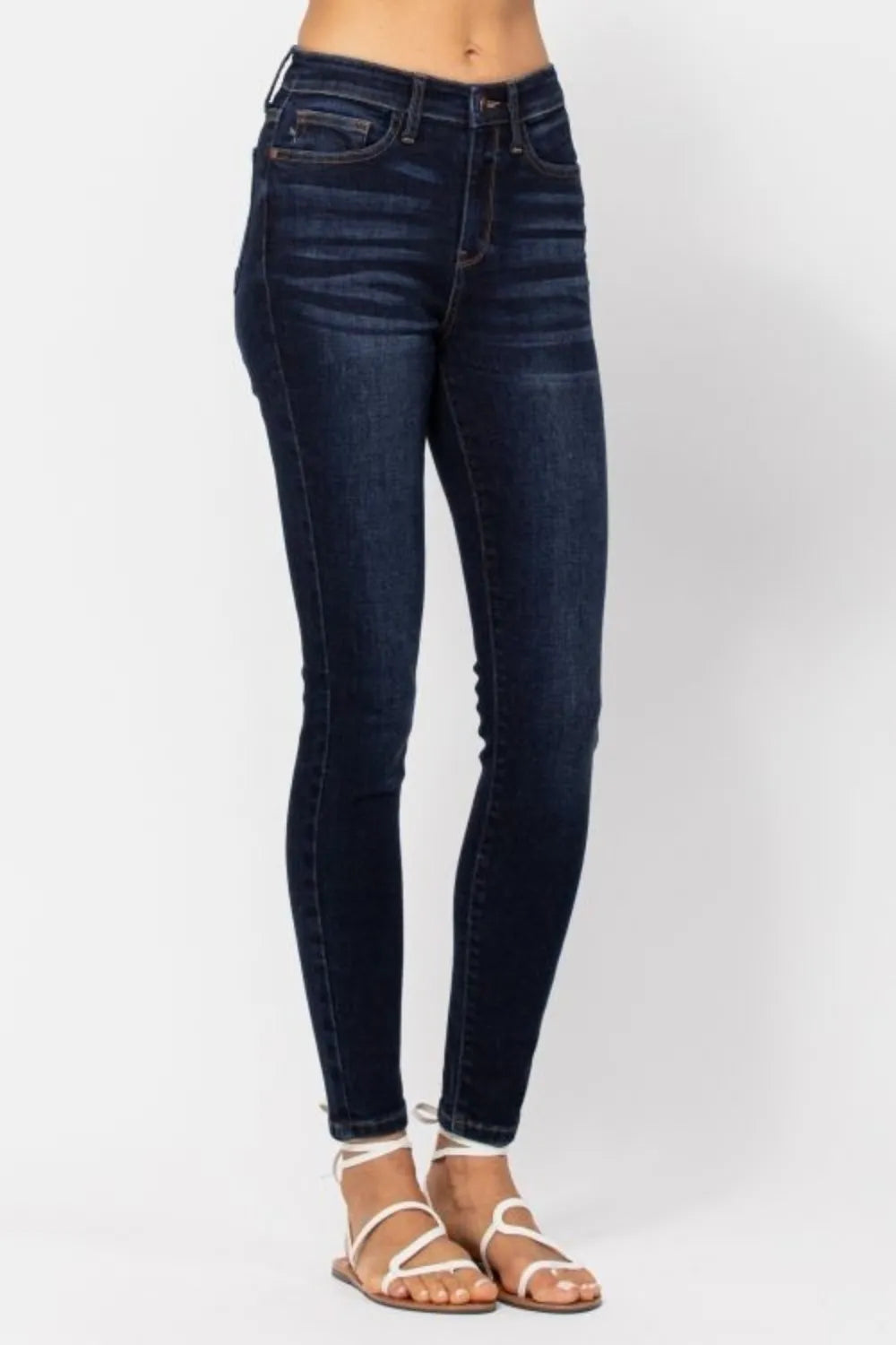Judy Blue Core Hi-Waist Skinny w/ Handsanding