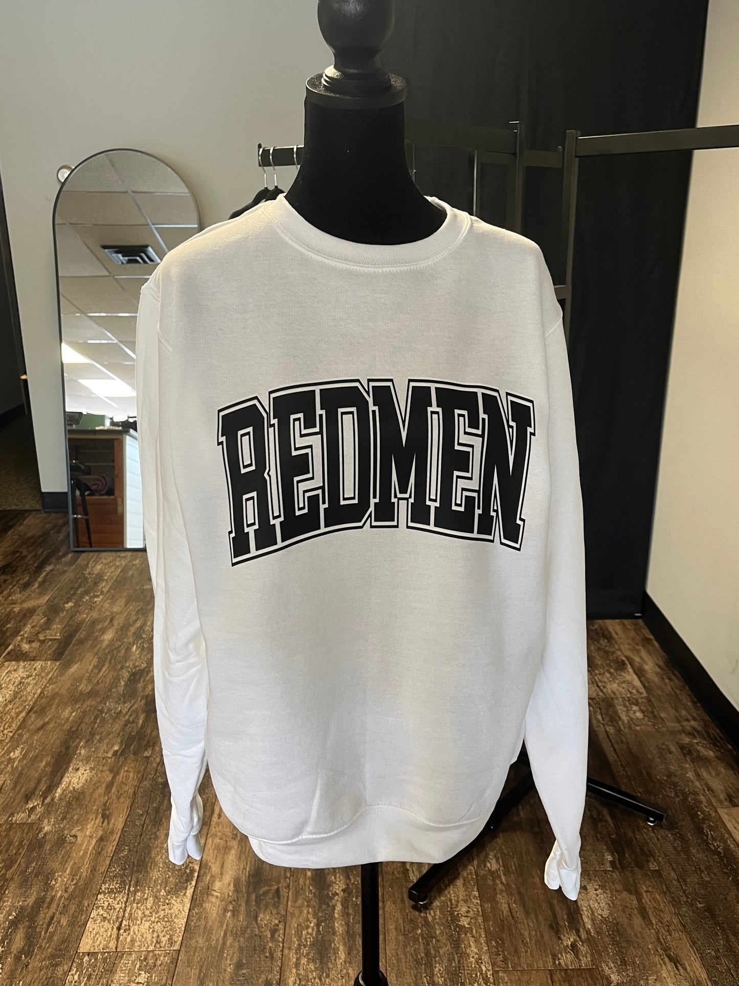 Varsity Redmen Lettering
