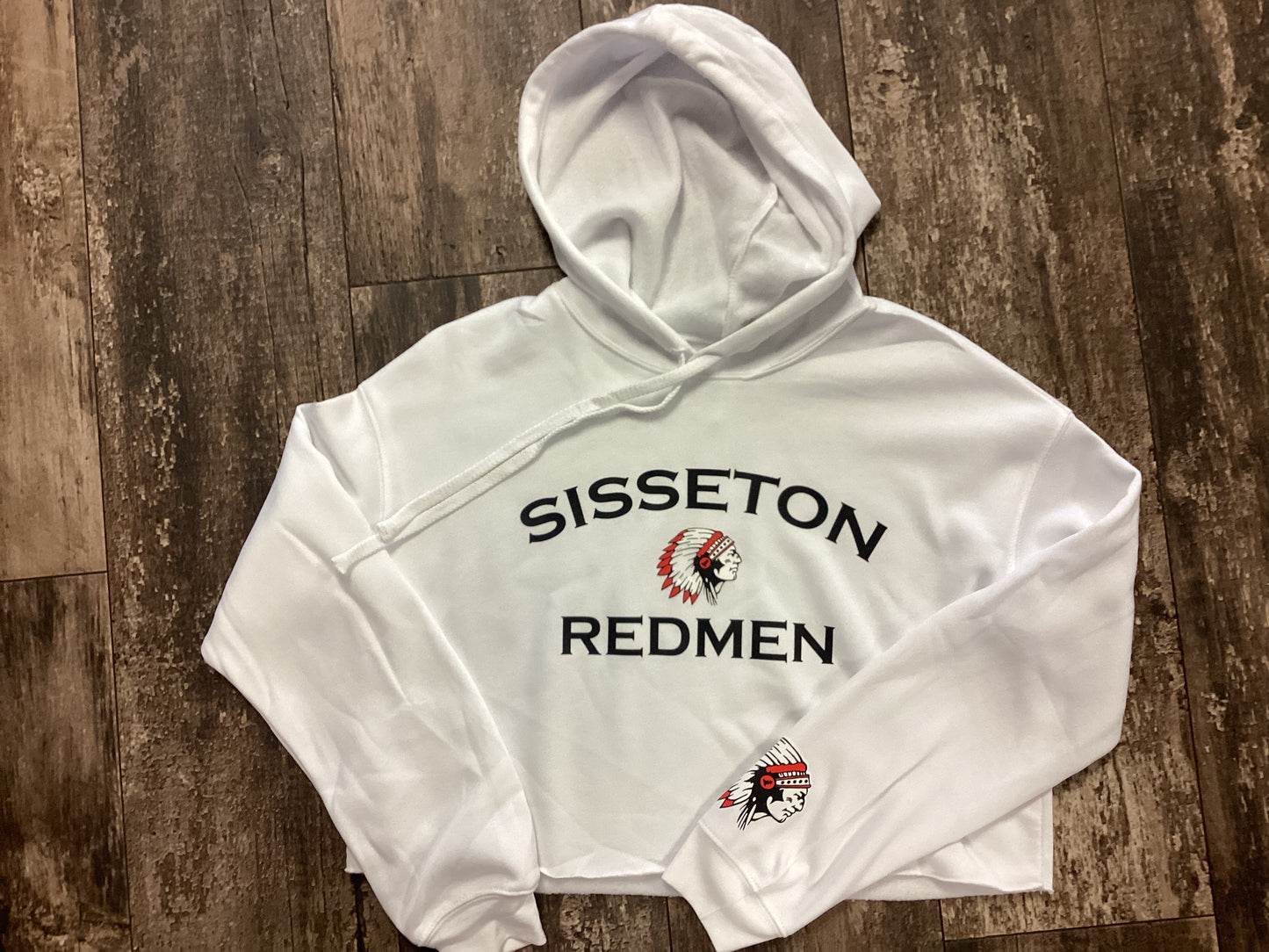 Redmen Logo Crop Top Hodie