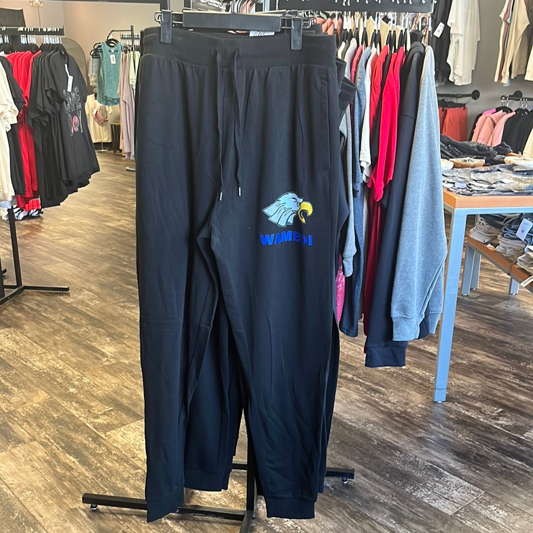 Wambdi logo Dist Rict Joggers