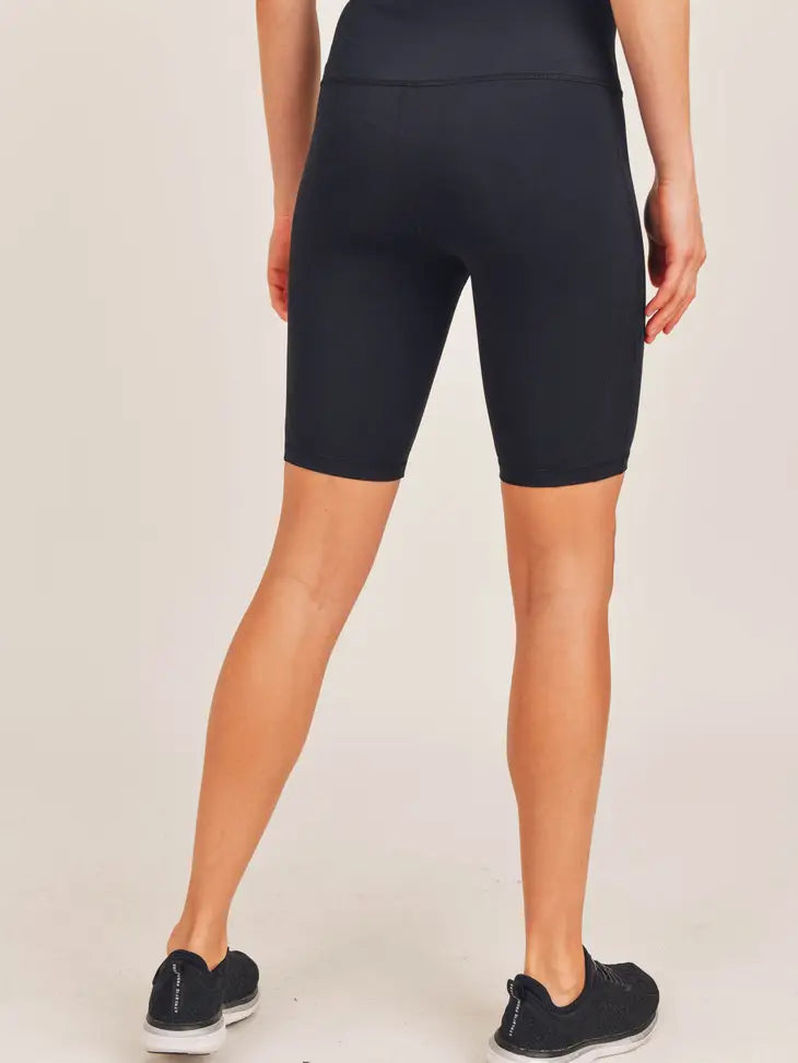 Mono B Red - Multi Splice Biker Shorts