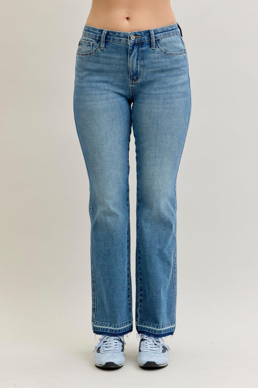 Judy Blue- Slim Bootcut Tummy Control Release Hem