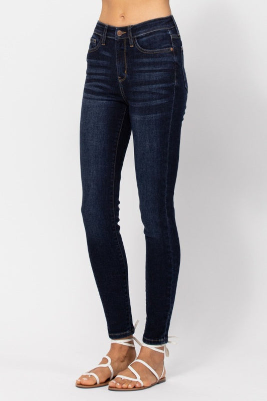 Judy Blue- Dark High Wasted Skinny Jeans