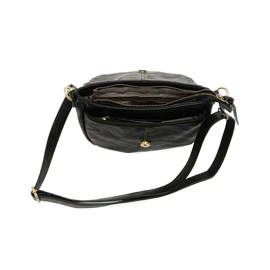 Helene Small Saddle Crossbody Bag