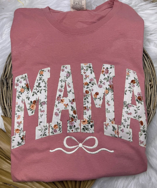 Momma Bow Short Sleeve Tee