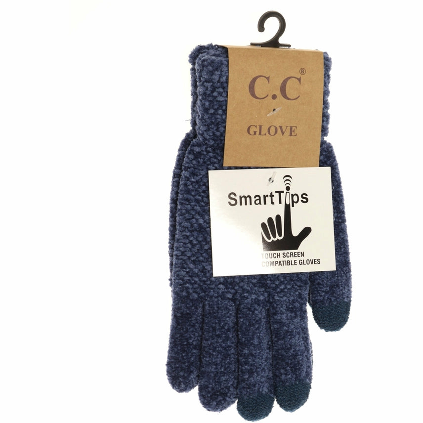 Soft Chenille Knit C.C Gloves