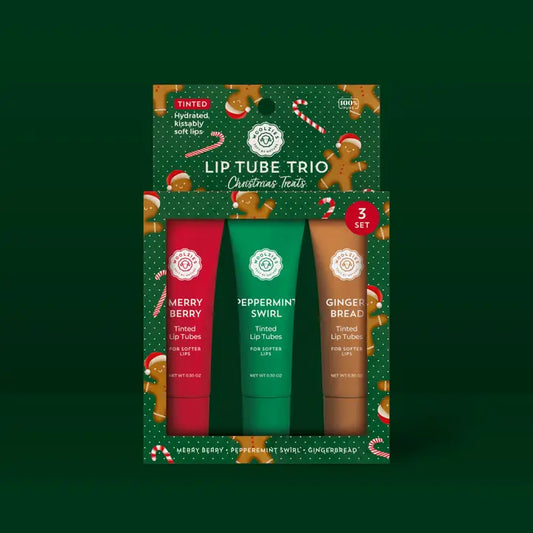 Glowy Lip Balm Trio Christmas