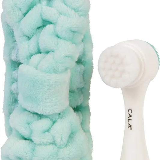 Dual Action Facial Brush & Headband Se