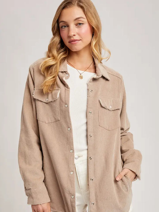 Corduory Sherpa-Lined Jacket