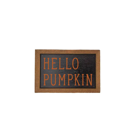 6X4 Home Accent Hello Pumpkin Fall Décor