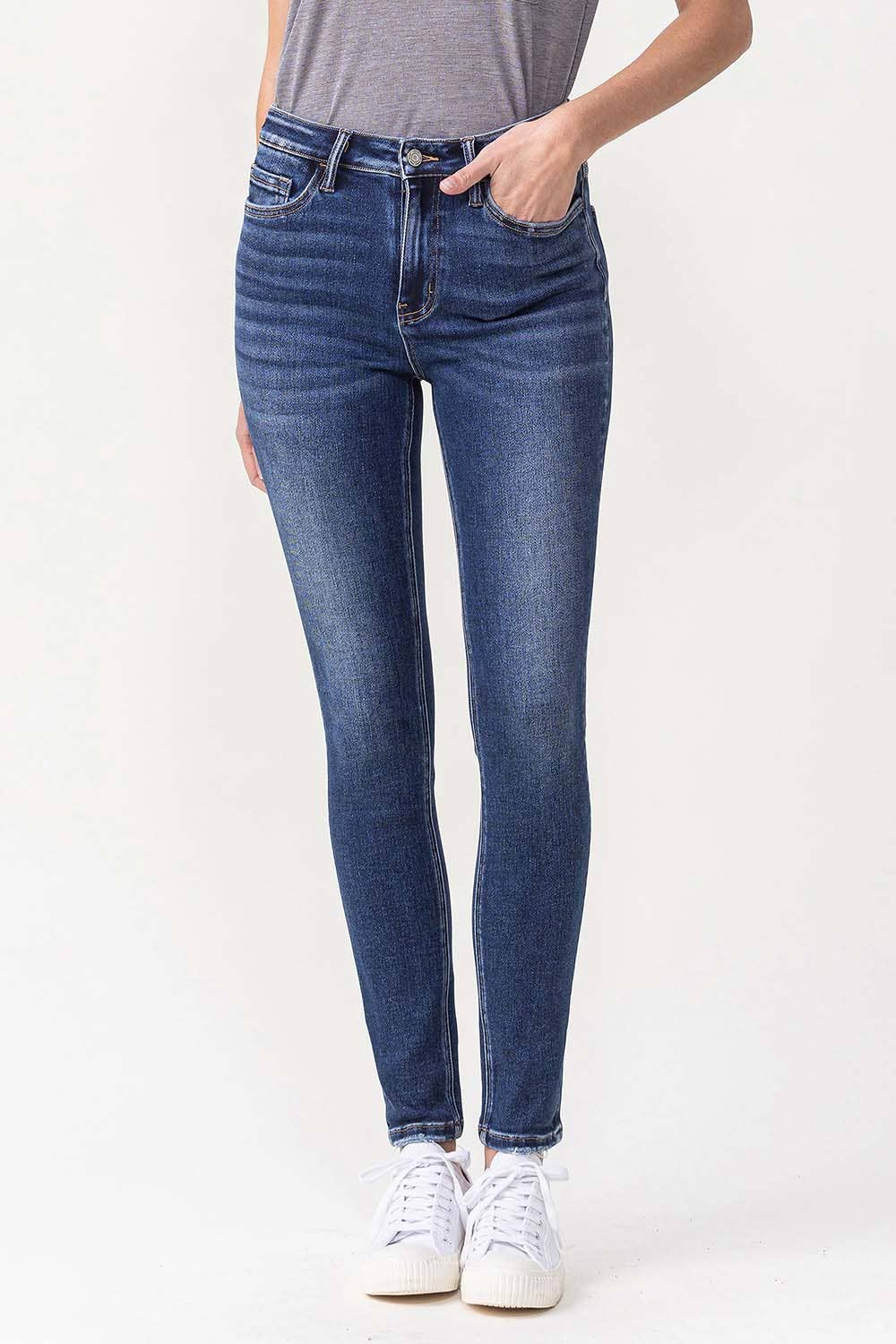 VERVET - HIGH RISE ANKLE SKINNY JEAN