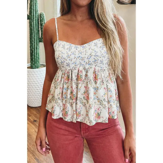 Western Floral tank top