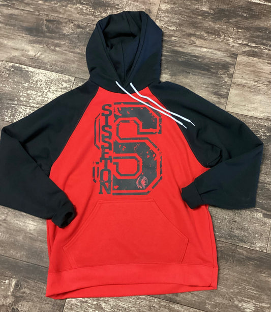 Sisseton "S" Red & Black Hoodie