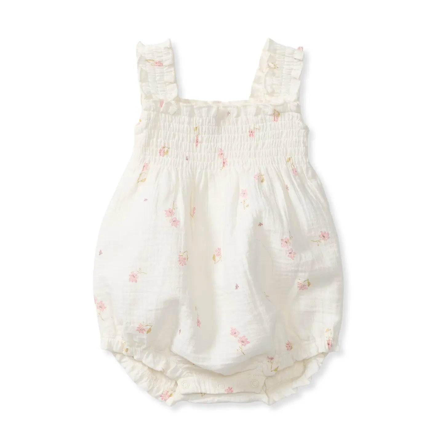 Baby Girl Muslin Romper