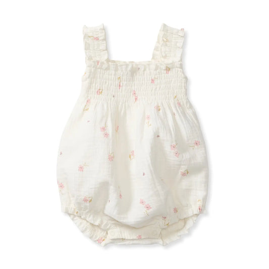 Baby Girl Muslin Romper