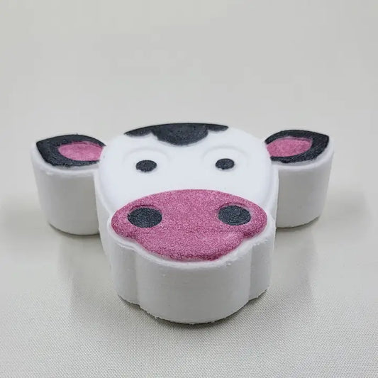 Cow Bath Bomb Scented in Oatmeal Milk and Honey