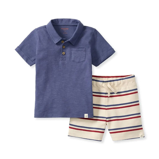 Baby Boy USA polo set