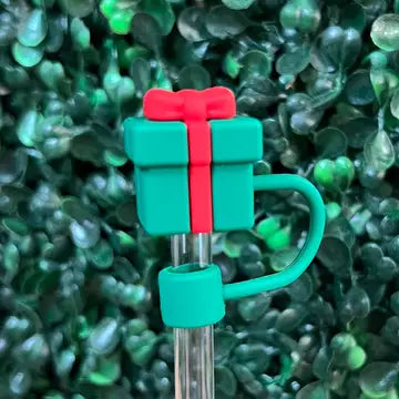 Holiday Tumbler Straw Toppers