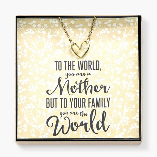 Mothers day necklace |Heart|
