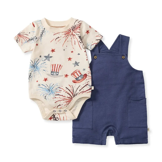 Baby Boy Uncle Sam Overalls