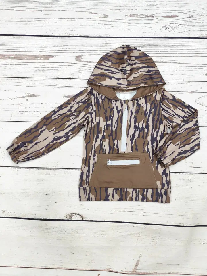 Camouflage Pocket Hoodie